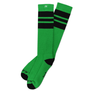 Spiro76 Socks the Blacks on green Hi