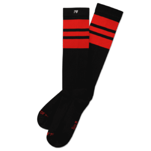 Spiro76 Socks Peperonis on black Hi