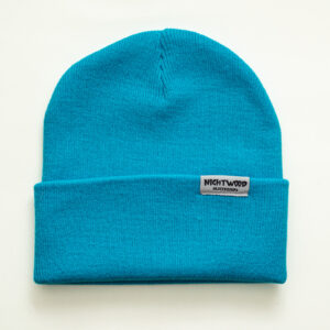 Nightwood beanie surf aqua blue.
