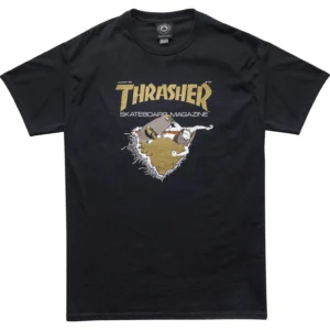 Thrasher T-shirt First Cover Black Size S