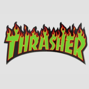 Thrasher Magazine Flame Sticker Large