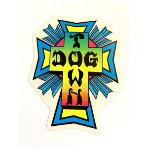 Dogtown 80s Cross Logo Sticker