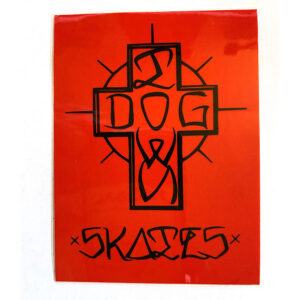 Dogtown Ese Cross Sticker