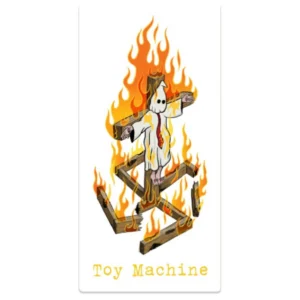 Toy Machine Charred Cross Sticker