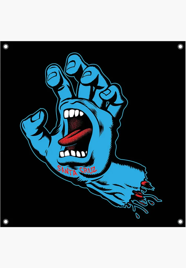 Santa-Cruz Screaming Hand Banner 36"