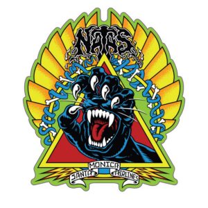 Natas Kaupas Screaming Panther 5-4 inch Santa Cruz Sticker.