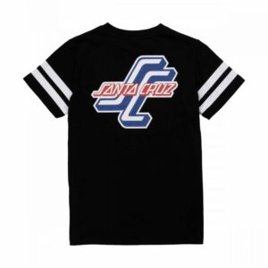 Santa Cruz Youth T-Shirt Youth Black Kid Size 6‑8 years.