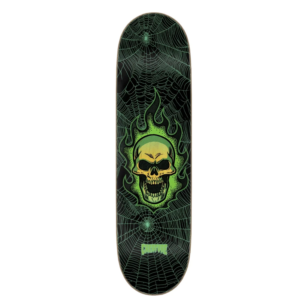 Creature Skateboard 8.5in Bonehead Webbed MD Deck