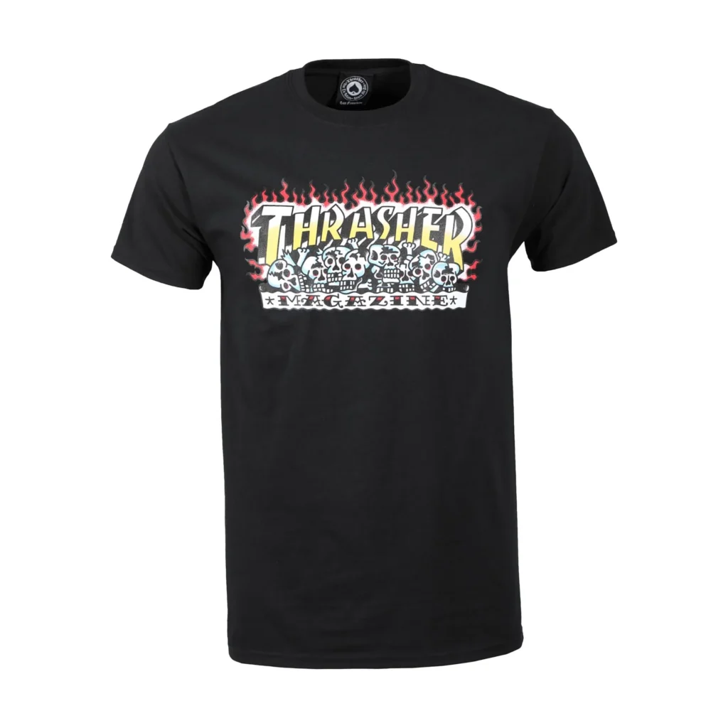 Thrasher Mag T-shirt Krak Skulls.
